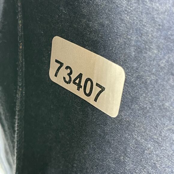 PERUVIAN CONNECTION Dress XS Paisley Midi Cap Sleeve Stretch Pima Cotton Blue - Picture 13 of 13